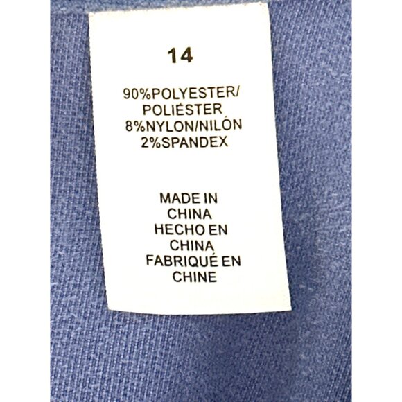 Alfred Dunner Sz 14 Floral Embroidered Classic Layering Essential Zip Jacket - Picture 11 of 14